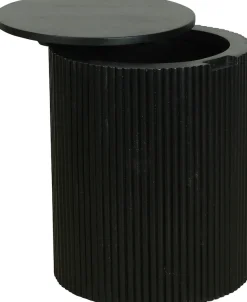 byLIVING Couchtisch »OWEN« Schwarz, Tischplatte zum Abnehmen, Stauraum, Breite: 40 oder 80 cm