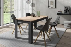 byLIVING Essgruppe »Kira« Set, 5 Stk. tlg. modernes Set mit 4 Stühlen in mehreren Farben und Größen erhältlich