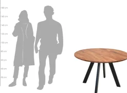 byLIVING Esstisch »Tara« 1 Stk. tlg. ausdrucksstarkeTischplatte aus Massivholz Akazie