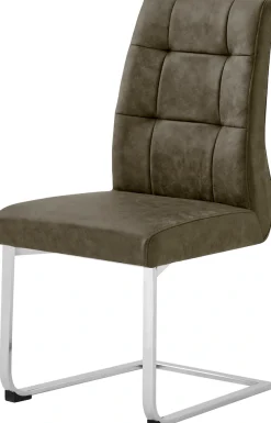 byLIVING Esszimmerstuhl »Marlen XXL« (Set) 2 Stk.bis zu 150 kg belastbar, Vintage-Bezug, Freischwinger