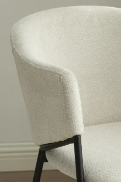 byLIVING Esszimmerstuhl »YORK« (Set) 2 Stk.Strukturstoff in beige, bis 110 kg, Schaumstoff, 4-Fußgestell