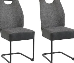 byLIVING Freischwinger »Peter-XXL 2er-Set« (Set) 2 Stk.mit gemütlicher Federkernpolsterung und XXL Belastbarkeit bis zu 150kg