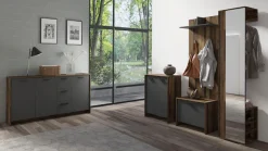 byLIVING Garderobenpaneel »Ben« 1 Stk. tlg. Breite 40 cm, mit Spiegel und Kleiderstange