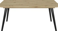 byLIVING Kulissentisch »Life« 1 Stk. tlg. mit Synchronauszug, ausziehbar von 160 auf 240 cm, Artisan Eiche