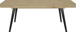 byLIVING Kulissentisch »Life« 1 Stk. tlg. mit Synchronauszug, ausziehbar von 160 auf 240 cm, Artisan Eiche