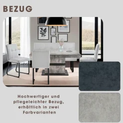 byLIVING Polsterbank »Talea« Breite 140 oder 160 cm, in verschiedenen Farben erhältlich