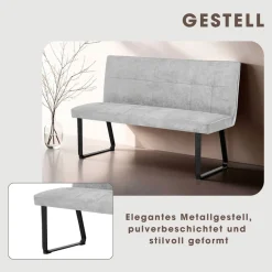 byLIVING Polsterbank »Talea« Breite 140 oder 160 cm, in verschiedenen Farben erhältlich