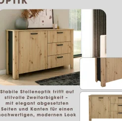 byLIVING Sideboard »Faro« 1 Stk. tlg. moderne Kommode in verschiedenen Farben verfügbar, 140cm.