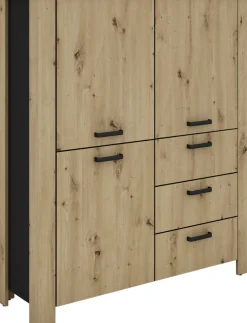 byLIVING Vitrine »Highboard Faro« 1 Stk. tlg. 3 Türen und 3 Schubkästen für maximale Ordnung, verschiedene Farben.