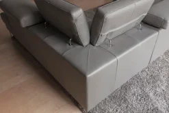 CALIA ITALIA Ecksofa »Pier, Design und erstklassiger Sitzkomfort im Einklang, L-Form« mit elektrischer Relaxfunktion, in hochwertigem Lederbezug