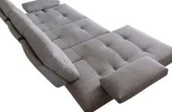 CALIA ITALIA Ecksofa »Toby Wing, B/T: 278/153 cm, Designsofa, Premium Sitzkomfort, L-Form« inklusive Sitztiefenverstellung, Füße in schwarz matt