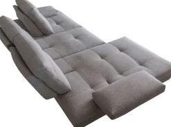 CALIA ITALIA Ecksofa »Toby Wing, B/T: 278/153 cm, Designsofa, Premium Sitzkomfort, L-Form« inklusive Sitztiefenverstellung, Füße in schwarz matt