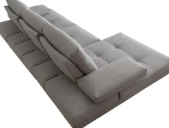 CALIA ITALIA Ecksofa »Toby Wing, B/T: 278/153 cm, Designsofa, Premium Sitzkomfort, L-Form« inklusive Sitztiefenverstellung, Füße in schwarz matt