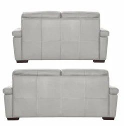 CALIA ITALIA Polstergarnitur »Gaia, hochwertige Garnitur aus 2-Sitzer und 3-Sitzer, edles Design« Set, 2 Stk. tlg. Ledergarnitur, in zwei hochwertigen Lederqualitäten