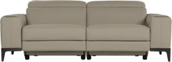 CALIA ITALIA 3-Sitzer »Benja, Designsofa mit erstklassigen Komfortfunktionen zum Wohlfühlen« in Leder, mit elektrischer Relaxfunktion
