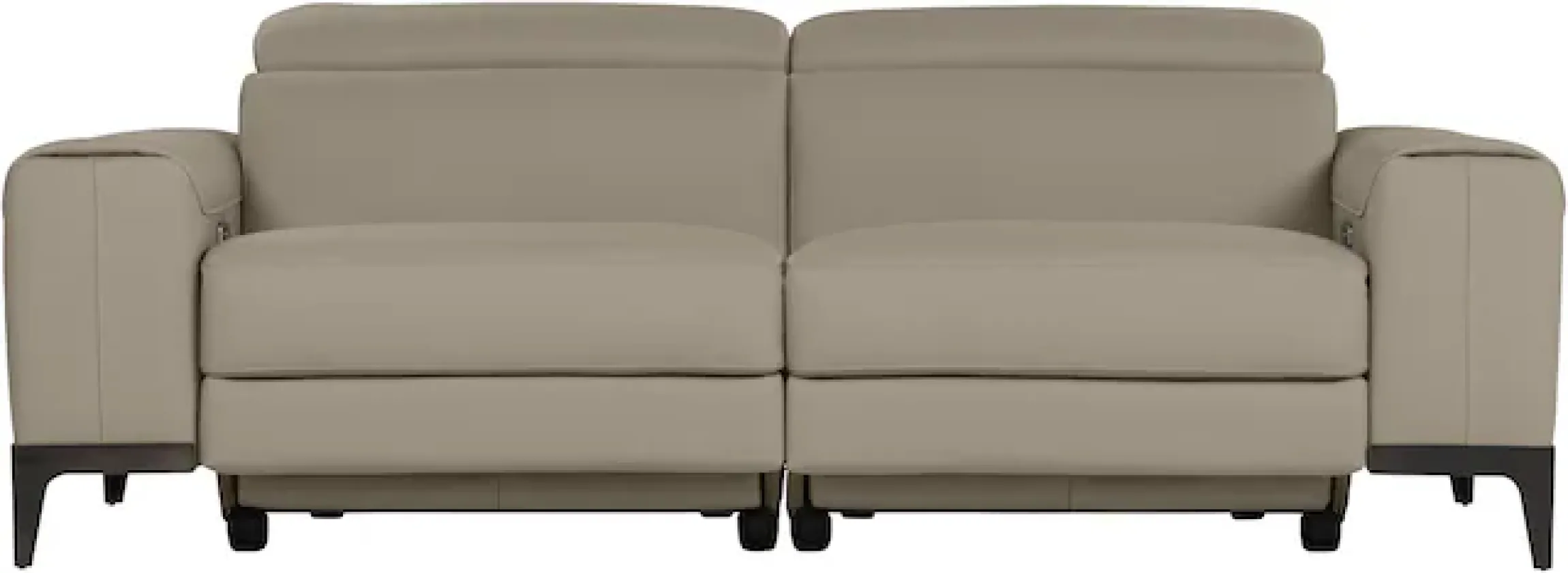 CALIA ITALIA 3-Sitzer »Benja, Designsofa mit erstklassigen Komfortfunktionen zum Wohlfühlen« in Leder, mit elektrischer Relaxfunktion