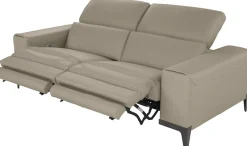 CALIA ITALIA 3-Sitzer »Benja, Designsofa mit erstklassigen Komfortfunktionen zum Wohlfühlen« in Leder, mit elektrischer Relaxfunktion