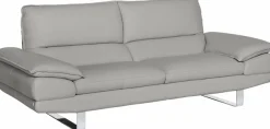 CALIA ITALIA 3-Sitzer »Dave, Sitzkomfort der Extraklasse, tolle Details« Designsofa auf Kufenfuß, in zwei Lederqualitäten