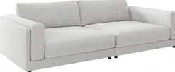 3C Candy Big-Sofa »Karalis mit extra großer Sitztiefe, elegantes Mega Sofa zum Relaxen,« auch in Cord- oder Leder-Bezug, lose Kissen, loungige Bequemlichkeit