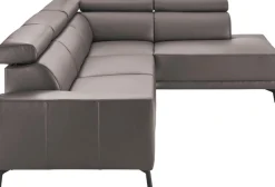 3C Candy Ecksofa »Greve modern und bequem, inkl. manueller Kopfteilverstellung, L-Form« wahlweise mit motorischem Sitzvorzug