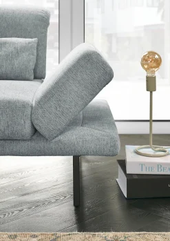 3C Candy Ecksofa »Mallow Designsofa mit Komfortfunktionen, modern und bequem, L-Form« Verstellbare Armlehne und Kopfteil, manuelle Sitztiefenverstellung