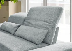3C Candy Ecksofa »Mallow Designsofa mit Komfortfunktionen, modern und bequem, L-Form« Verstellbare Armlehne und Kopfteil, manuelle Sitztiefenverstellung
