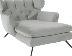 3C Candy Loveseat »Beatrice Loungesessel, Ohrensessel, bequem zum Relaxen, Breite 100cm« mit Knopfheftung im Rücken, Fernsehsessel, Relaxsessel