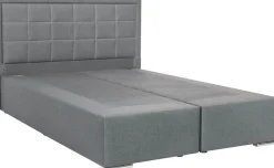 COLLECTION AB Boxbett »ATHENA, Polsterbett wahlweise mit Bettkasten, Strukturstoff-Bezug« Bonnell- oder Taschenfederkernmatratze H2,H3,H4, 140x200/180x200cm