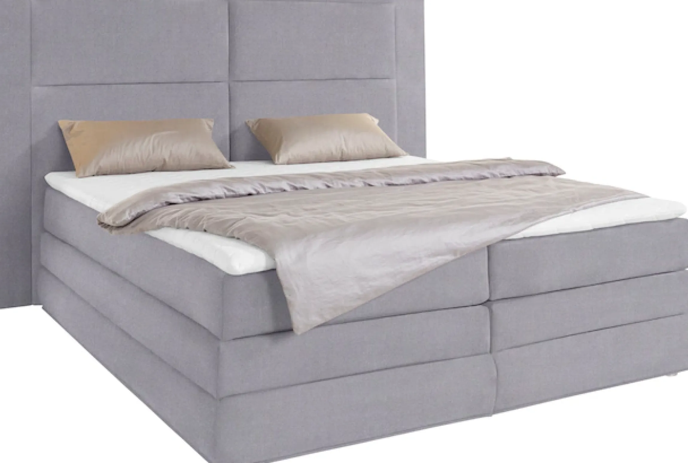 COLLECTION AB Boxspringbett »Copenhagen« inklusive Bettkasten, Topper, wahlweise mit LED-Beleuchtung