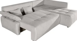 COLLECTION AB Ecksofa »Funtastic L-Form, B: 213 cm, Schlaffunktion, Bettkasten, auch in Cord« Armteilverstellung, Bonnellfederkern, frei stellbar