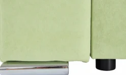 COLLECTION AB Ecksofa »John L-Form, B: 226 cm, Schlaffunktion & Bettkasten« Regalelement & 2 Zierkissen, Couch optional mit Federkern