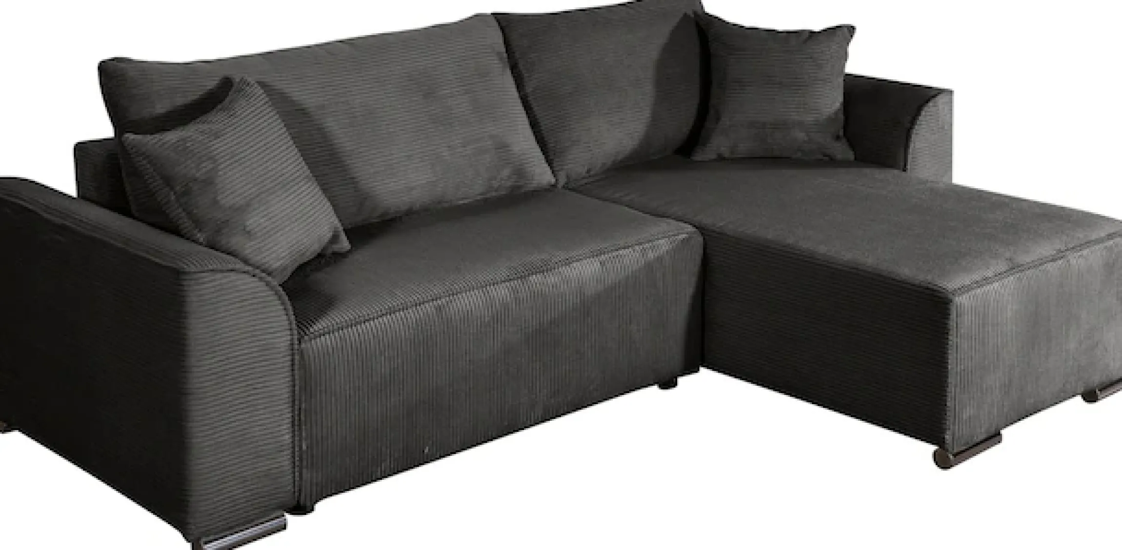 COLLECTION AB Ecksofa »Sara Ecke« Eckfsofa,Bettfunktion,Bettkasten,Bonnelfederkern,wahlweise mit Topper