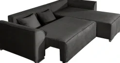 COLLECTION AB Ecksofa »Sara Ecke« Eckfsofa,Bettfunktion,Bettkasten,Bonnelfederkern,wahlweise mit Topper