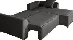 COLLECTION AB Ecksofa »Sara Ecke« Eckfsofa,Bettfunktion,Bettkasten,Bonnelfederkern,wahlweise mit Topper