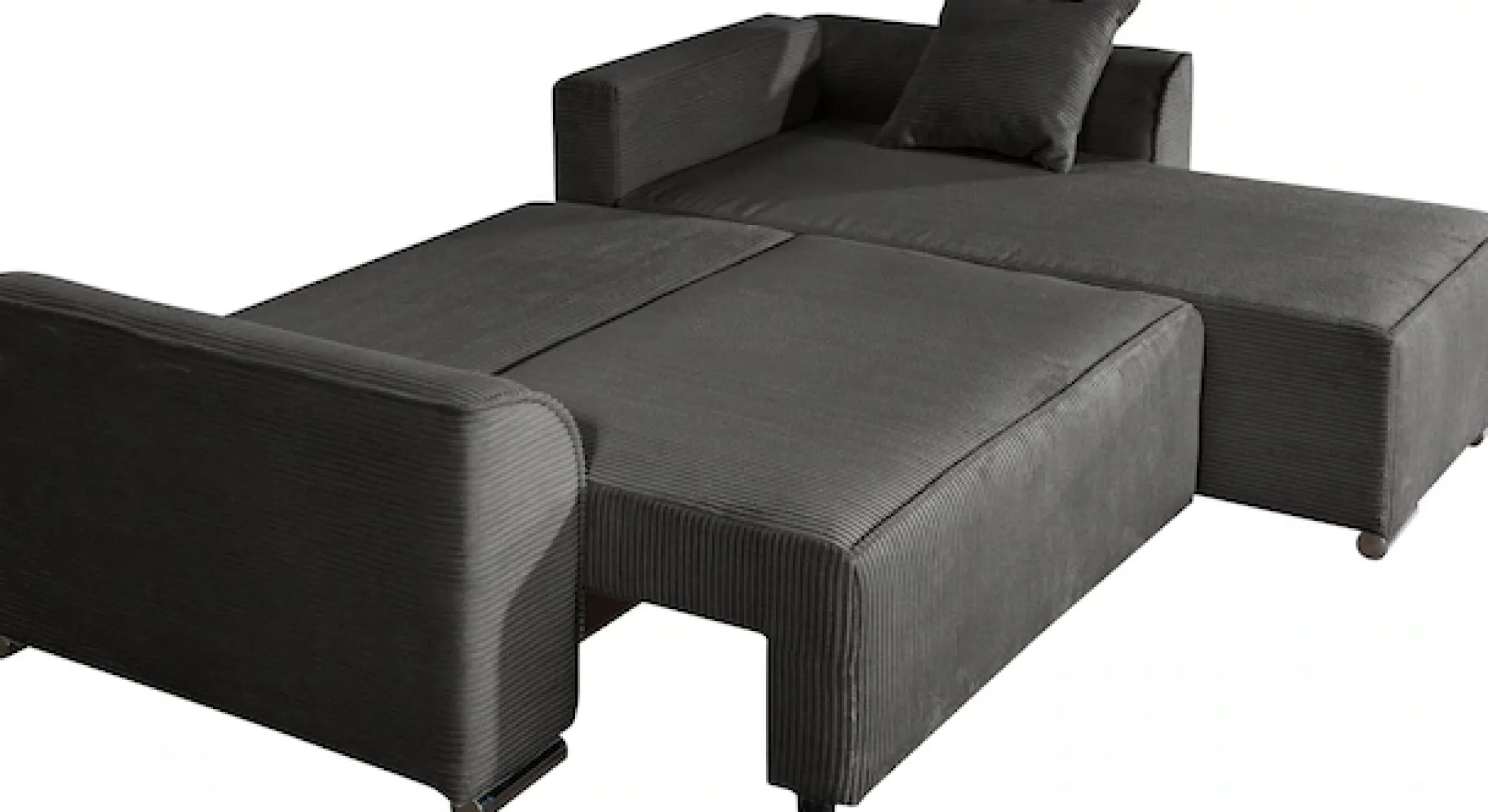 COLLECTION AB Ecksofa »Sara Ecke« Eckfsofa,Bettfunktion,Bettkasten,Bonnelfederkern,wahlweise mit Topper