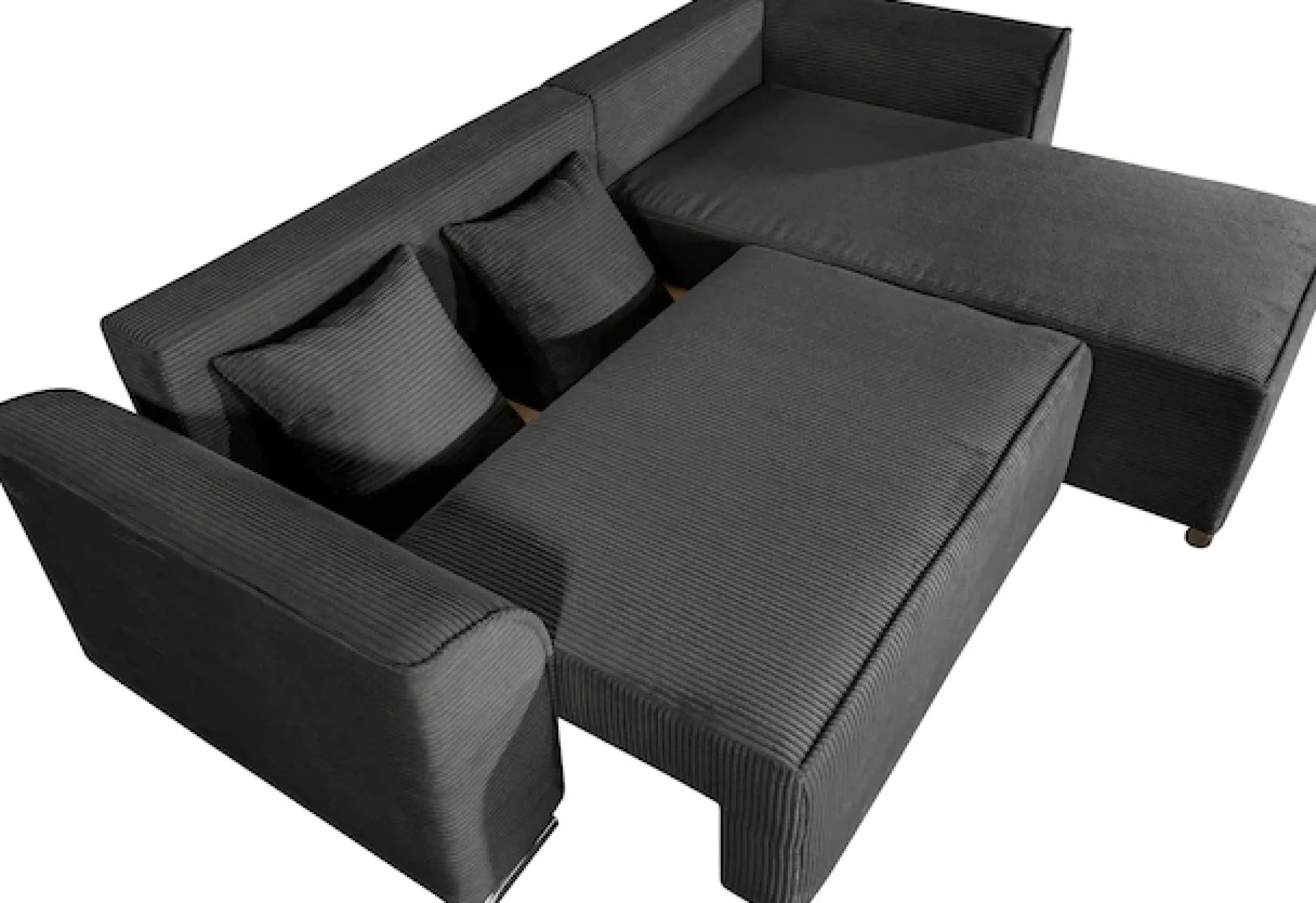 COLLECTION AB Ecksofa »Sara Ecke« Eckfsofa,Bettfunktion,Bettkasten,Bonnelfederkern,wahlweise mit Topper