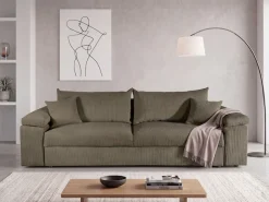 COLLECTION AB Schlafsofa »Mara, B: 249 cm, Liegefl. 139x195 cm« Dauer-Schlaffunktion, Bettkasten & Federkern, wahlweise mit Topper