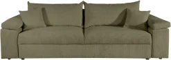 COLLECTION AB Schlafsofa »Mara, B: 249 cm, Liegefl. 139x195 cm« Dauer-Schlaffunktion, Bettkasten & Federkern, wahlweise mit Topper