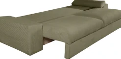 COLLECTION AB Schlafsofa »Mara, B: 249 cm, Liegefl. 139x195 cm« Dauer-Schlaffunktion, Bettkasten & Federkern, wahlweise mit Topper