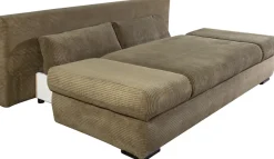 COLLECTION AB Schlafsofa »Tina, B: 200 cm, Liegefl. 146x200 cm« Schlaffunktion, Bettkasten & 2 Armlehnenkissen, Federkern