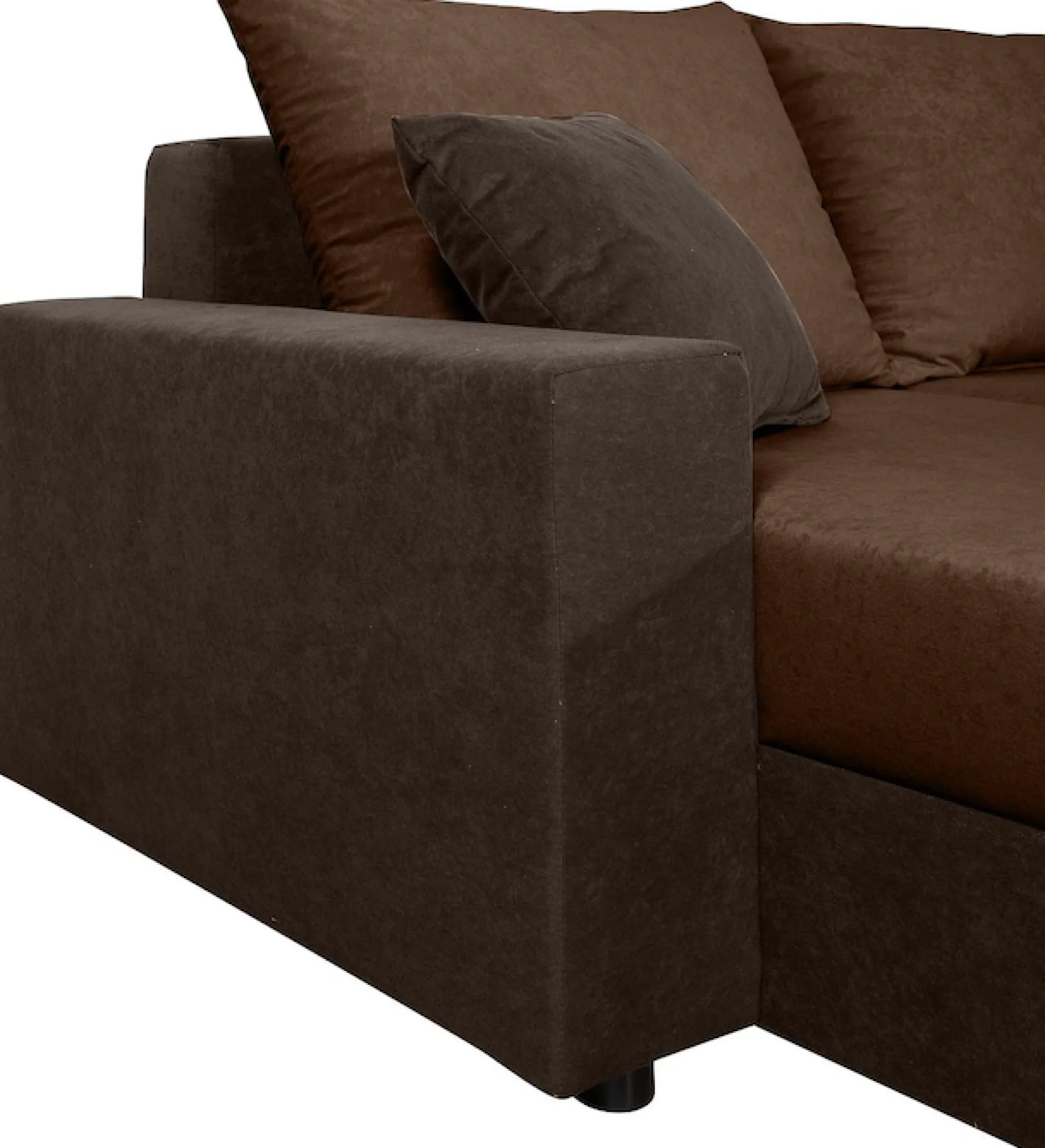 COLLECTION AB Wohnlandschaft »Pico U-Form, B: 252 cm« Schlaffunktion, Bettkasten & 2 Zierkissen