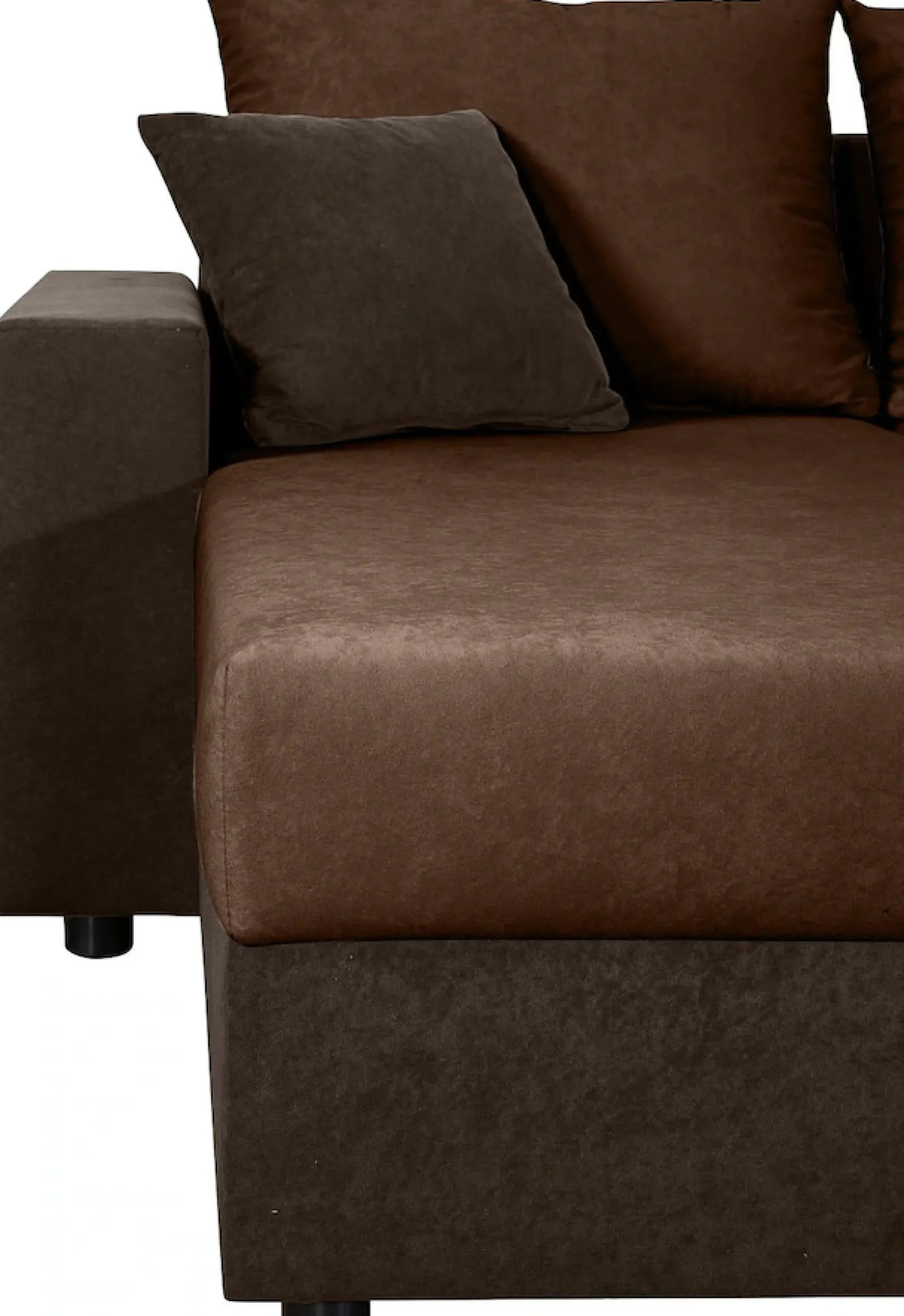 COLLECTION AB Wohnlandschaft »Pico U-Form, B: 252 cm« Schlaffunktion, Bettkasten & 2 Zierkissen