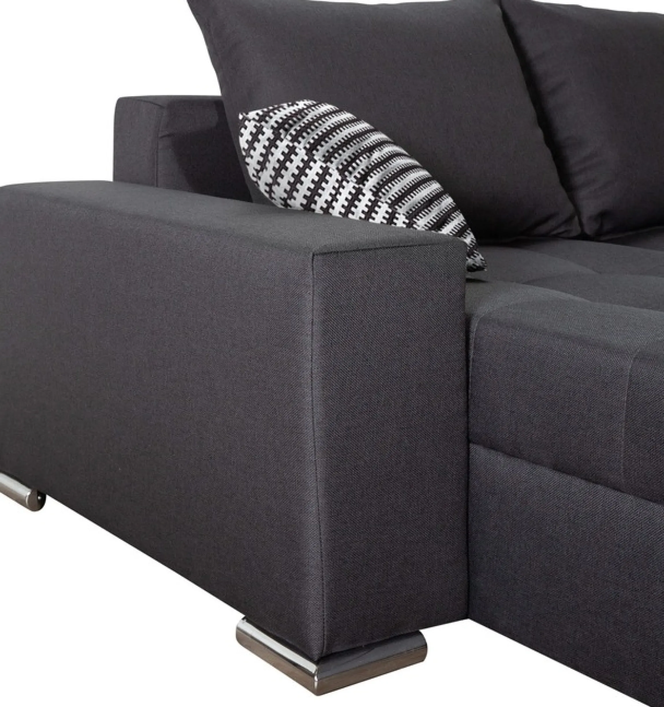 COLLECTION AB Wohnlandschaft »Josy XL U-Form, Breite: 313 cm« Schlaffunktion, Bettkasten & 2 Zierkissen, Federkern