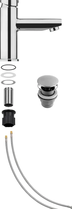 CORNAT Waschtischarmatur »Calo« HD, Messing, verchromt