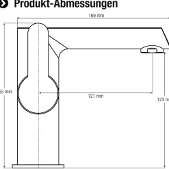 CORNAT Waschtischarmatur »Semme« HD, Messing, verchromt