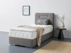 COTTA Boxbett »Lighstar« inklusive LED-Beleuchtung, Topper, Bettkasten und Zierkissen