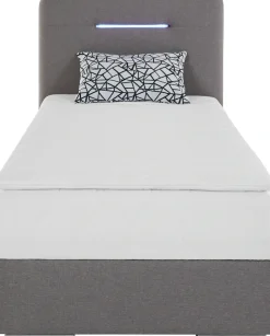 COTTA Boxbett »Lighstar« inklusive LED-Beleuchtung, Topper, Bettkasten und Zierkissen