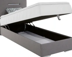 COTTA Boxbett »Lighstar« inklusive LED-Beleuchtung, Topper, Bettkasten und Zierkissen