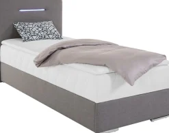 COTTA Boxbett »Lighstar« inklusive LED-Beleuchtung, Topper, Bettkasten und Zierkissen