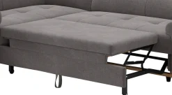 COTTA Ecksofa »Aura L-Form, B: 260 cm, inkl. Schlaffunktion, 3 verstellbare« mit Schlaffunktion, Bettkasten & Kopfteilverstellung